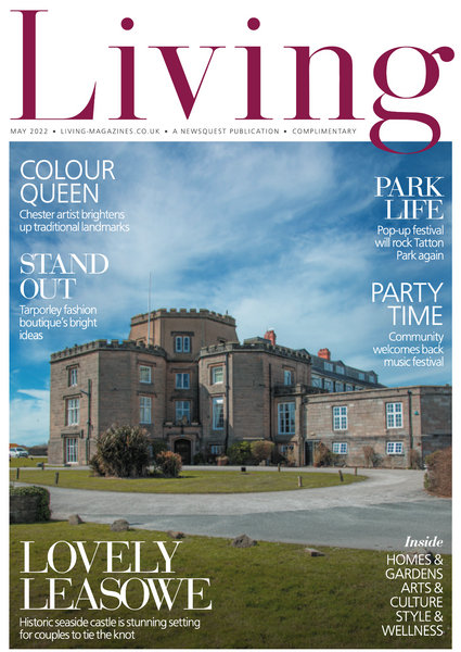 Living Magazine Cheshire May 2022 - Feature on Kerrie Griffin Interior Designer Page 12-15