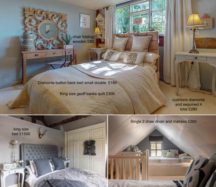 Contents Of Luxury Holiday Let For Sale - TURTLEDOVE HIDEAWAY and FARMHOUSE
