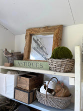 Load image into Gallery viewer, This handmade mirror is made in the Philippians out of old timber from mango trees.