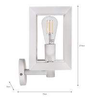 Load image into Gallery viewer, BRUNSWICK WALL LIGHT IN CHALK