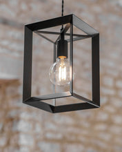 Load image into Gallery viewer, BRUNSWICK CEILING PENDANT, SMALL IN BLACK