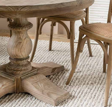 Load image into Gallery viewer, ROUND DINING TABLE NATURAL