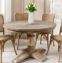 Load image into Gallery viewer, ROUND DINING TABLE NATURAL