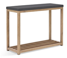 Load image into Gallery viewer, CONSOLE TABLE SLATE GREY ACACIA WOOD