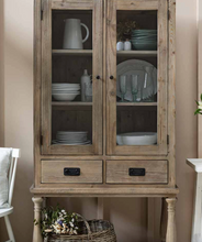 Load image into Gallery viewer, PINE GLASS DISPLAY UNIT NATURAL