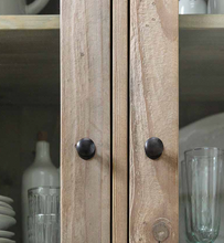 Load image into Gallery viewer, PINE GLASS DISPLAY UNIT NATURAL