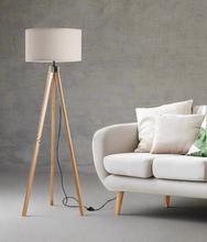Load image into Gallery viewer, Tripod Floor Lamp Beech