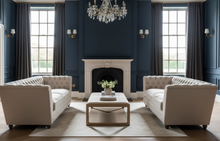 Load image into Gallery viewer, Luxurious white sofa button back for farmhouse to country house