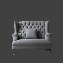 Load image into Gallery viewer, Classic french style upholstered oak bedroom suite