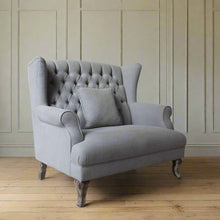Load image into Gallery viewer, Classic french style upholstered oak bedroom suite