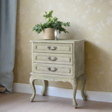 Load image into Gallery viewer, Three drawer, bedside table