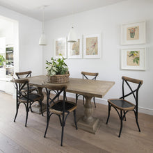 Load image into Gallery viewer, BALUSTRADE OAK DINING TABLE
