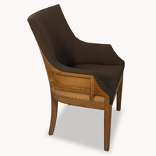 Load image into Gallery viewer, Charcoal deconstructed carver chair
