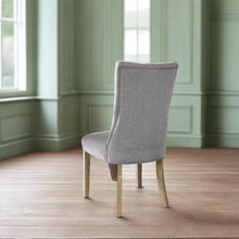Load image into Gallery viewer, SOFT GREY BARREL BACK DINING CHAIR