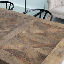 Load image into Gallery viewer, COUNTRY HOMES & INTERIORS: LARGE SALVAGED BLEACHED PINE DINING TABLE
