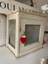 Load image into Gallery viewer, Vintage Antique Wooden Meat Store Safe Cupboard