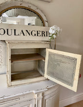 Load image into Gallery viewer, Vintage Antique Wooden Meat Store Safe Cupboard