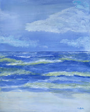 Load image into Gallery viewer, Sun Kissed Seascape Original Canvas by Kerrie Griffin
