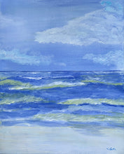 Load image into Gallery viewer, Sun Kissed Seascape Original Canvas by Kerrie Griffin