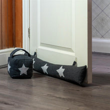 Load image into Gallery viewer, Herringbone Star Draught Excluder