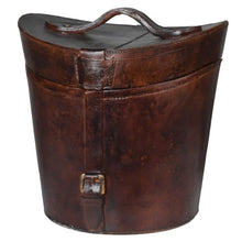 Load image into Gallery viewer, Leather Look Victorian Hat Box
