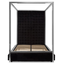 Load image into Gallery viewer, MONACO BLACK VELVET BED