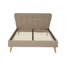 Load image into Gallery viewer, DENMARK SCANDINAVIAN BEIGE KING SIZE BED
