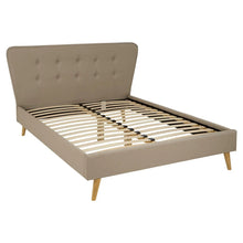Load image into Gallery viewer, DENMARK SCANDINAVIAN BEIGE KING SIZE BED