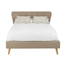 Load image into Gallery viewer, DENMARK SCANDINAVIAN BEIGE KING SIZE BED
