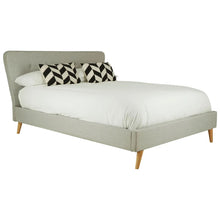 Load image into Gallery viewer, DENMARK SCANDINAVIAN LIGHT GREY KING SIZE BED
