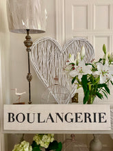 Load image into Gallery viewer, Large Distressed Standing Boulangerie Sign