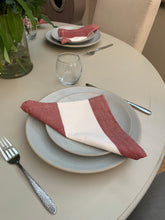 Load image into Gallery viewer, Napkins Red and White by India Jane