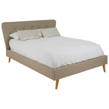Load image into Gallery viewer, DENMARK SCANDINAVIAN BEIGE KING SIZE BED