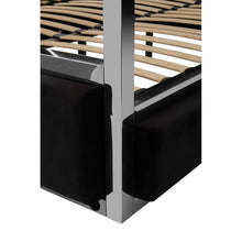 Load image into Gallery viewer, MONACO BLACK VELVET BED