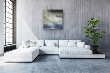 Load image into Gallery viewer, New Wave Original Canvas By kerrie griffin 90cm sq available at The Interior Co