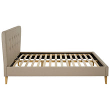 Load image into Gallery viewer, DENMARK SCANDINAVIAN BEIGE KING SIZE BED