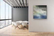 Load image into Gallery viewer, New Wave Original Canvas By kerrie griffin 90cm sq available at The Interior Co