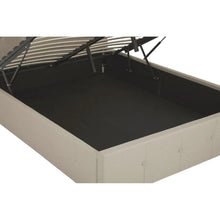Load image into Gallery viewer, KENT KINGSIZE BEIGE HOPSACK VELVET BED