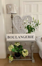 Load image into Gallery viewer, Large Distressed Standing Boulangerie Sign