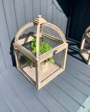 Load image into Gallery viewer, Set Of Two Chicken Wire Cage Lanterns