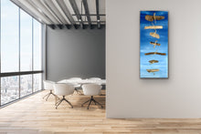 Load image into Gallery viewer, An Original Canvas Painting &quot;Driftwood Steps&quot; by Kerrie Griffin 10 x 24 inch

