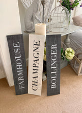 Load image into Gallery viewer, Large Distressed Standing Farmhouse Sign