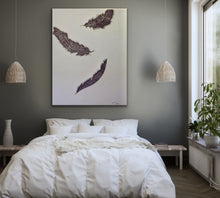 Load image into Gallery viewer, Heaven sent Original Acrylic canvas by Acclaimed Artist Kerrie Griffin available from The Interior Co 80 x 100 cm