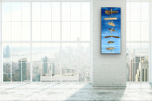 Load image into Gallery viewer, An Original Canvas Painting "Driftwood Steps" by Kerrie Griffin 10 x 24 inch