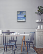 Load image into Gallery viewer, Footprints Seascape Original Canvas by Kerrie Griffin