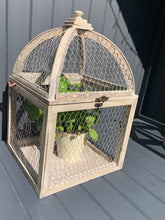 Load image into Gallery viewer, Set Of Two Chicken Wire Cage Lanterns
