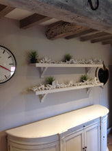 Load image into Gallery viewer, Beautiful extra long white painted driftwood garland