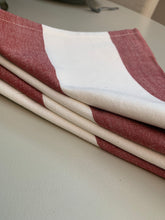 Load image into Gallery viewer, Napkins Red and White by India Jane