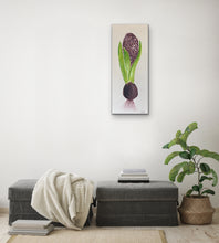 Load image into Gallery viewer, Organic Hyacinth Bulb Original Canvas By Kerrie Griffin The Interior Co