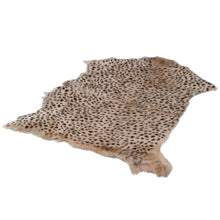 Load image into Gallery viewer, Leopard Print Fur Rug